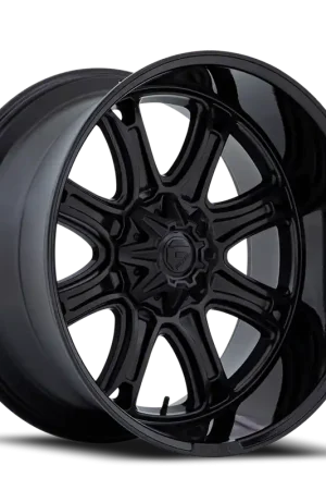 Limited Edition Fuel Darkstar FC853MB 22x10 -18 8x165.1mm 125.1mm Matte Black Gloss Black Lip