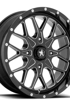 One Day Deal MSA Portal M45 GB-M 18x7 +0 4x137mm 112mm Gloss Black Milled