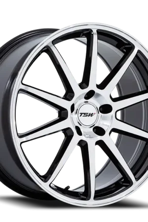 Markdown TSW Canard TW004 GBM 19x9.5 +40 5x114.3mm 72.56mm Gloss Black Machined Face