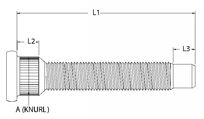 Genuine ARP Late Model GM Drum Brake Wheel Stud Kit