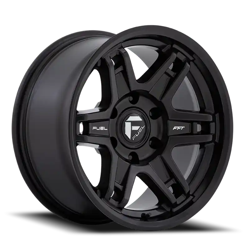Trusted Brand Fuel Slayer D836 17x8.5 +1 6x139.7mm 106.1mm Matte Black
