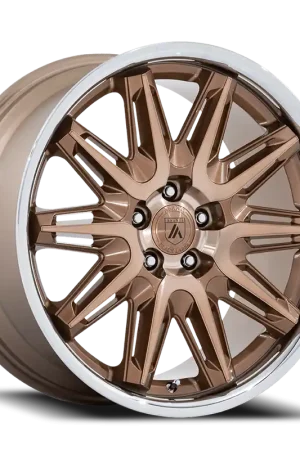 New Arrival Asanti Black Label Imperator ABL-47 22x9 +27 5x120mm 72.56mm Bronze Machined SS Lip