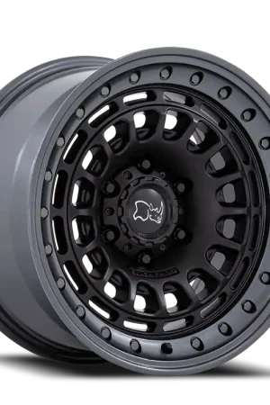 Today Only Black Rhino Sahara MA 17x9 +0 6x135mm 87.1mm Matte Black Gunmetal Lip