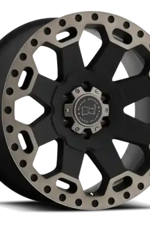 Direct From Factory Black Rhino Warlord BK 17x9 +12 6x139.7mm 112mm Matte Black Machined Dark Tint Lip