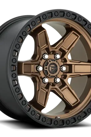 Mega Sale Fuel Kicker D699 17x9 -12 6x139.7mm 106.1mm Matte Bronze Black Bead Ring