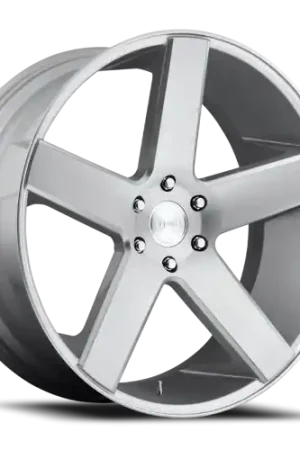 DUB Baller S218 22x9.5 +19 6x139.7mm 106.1mm Gloss Silver Brushed Time-Limited