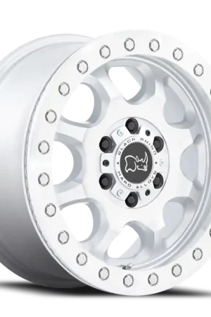 New Release Black Rhino Venture SL 17x8 +38 6x130mm 84.1mm Gloss Silver Machined Face