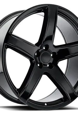 Factory Reproductions FR 77 Dodge Hellcat HC2 Replica GB 20x11 +22 5x115mm 71.5mm Gloss Black Luxury