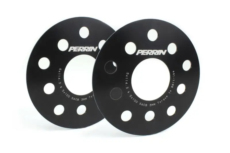 Crafted PERRIN Subaru/Toyota/Scion 3mm Wheel Spacers (Slip-On Style/No Studs) 5x114.3/5x100 56mm CB - Pair